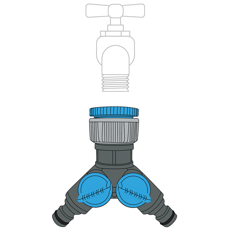 Flopro Dual Tap Connector