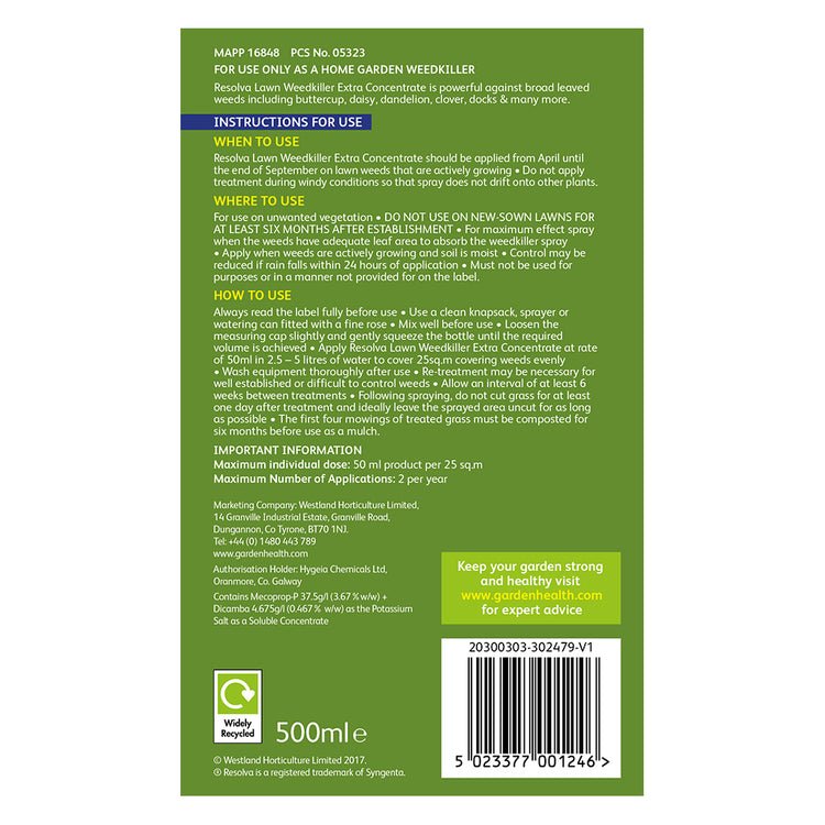 Resolva Lawn Weedkiller