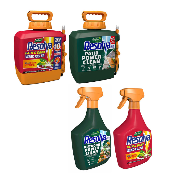 Resolva Xtra Clean and Path & Drive Weedkiller Bundle