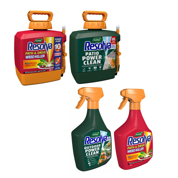 Resolva Xtra Clean and Path & Drive Weedkiller Bundle