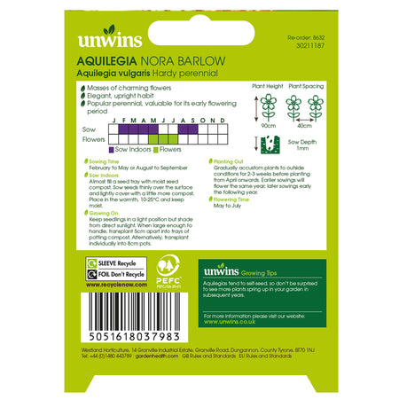 Aquilegia Seeds 'Noral Barlow'