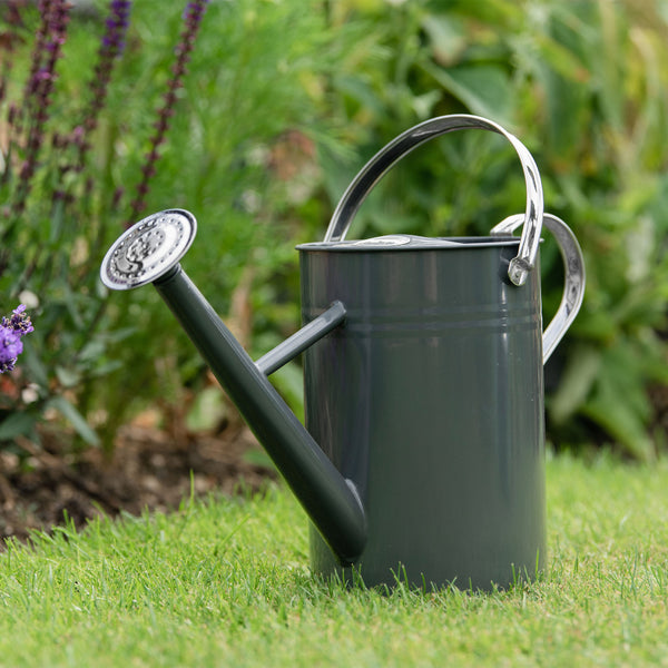 Kent & Stowe Cool Grey Metal Watering Can - 4.5 Ltr