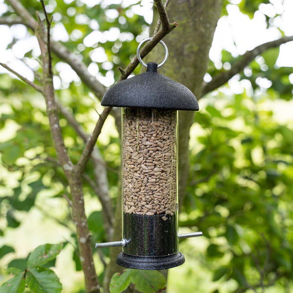 Gardman Black Steel Small Sunflower Heart Feeder