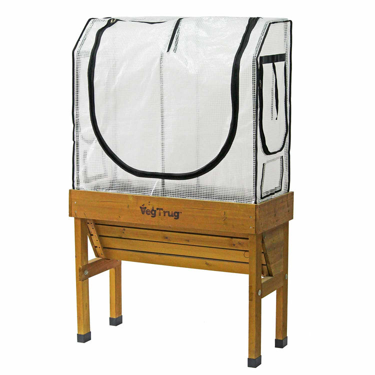 VegTrug Small WallHugger Greenhouse Frame & Multi Cover Set