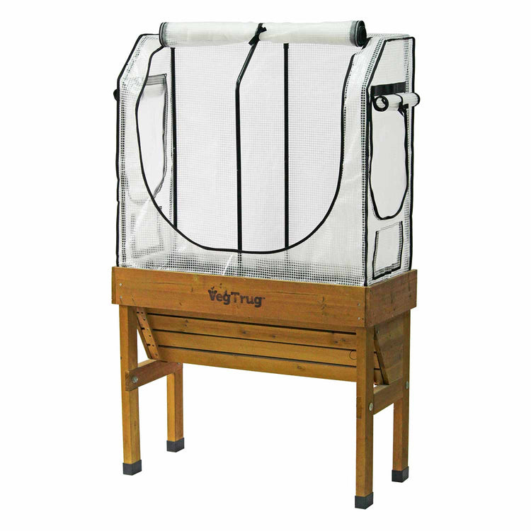 VegTrug Small WallHugger Greenhouse Frame & Multi Cover Set