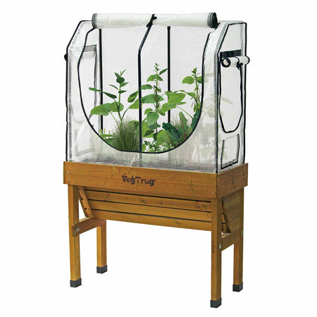 VegTrug Small WallHugger Greenhouse Frame & Multi Cover Set