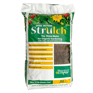 Strulch Organic Wheat Straw Mulch 9kg/100Ltr
