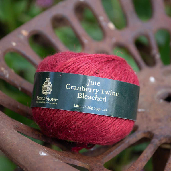 Kent & Stowe Jute Twine Cranberry 150m