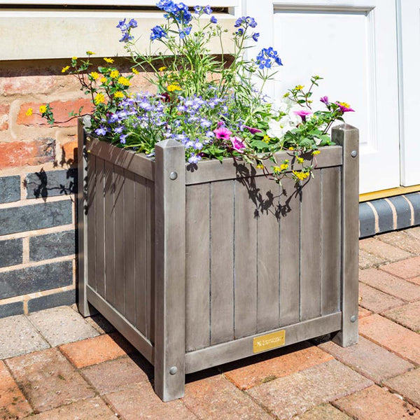 Alderley Grey Square Planter