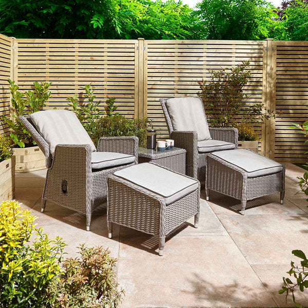 Prestbury Lounger Set Grey