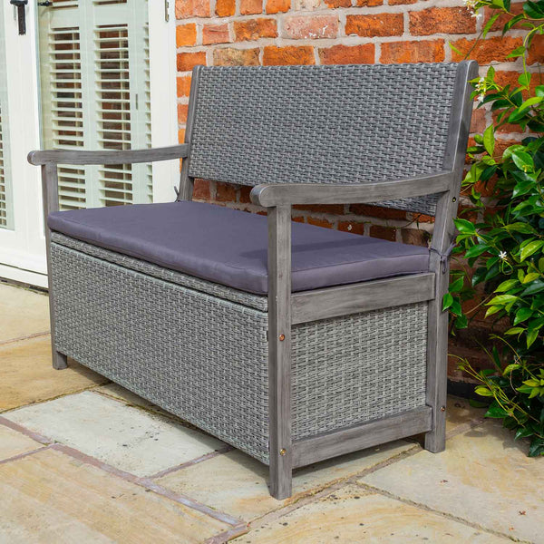 Alderley Rattan Storage Bench