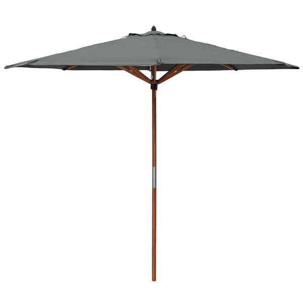 Willington Grey 2.7m Wooden Parasol