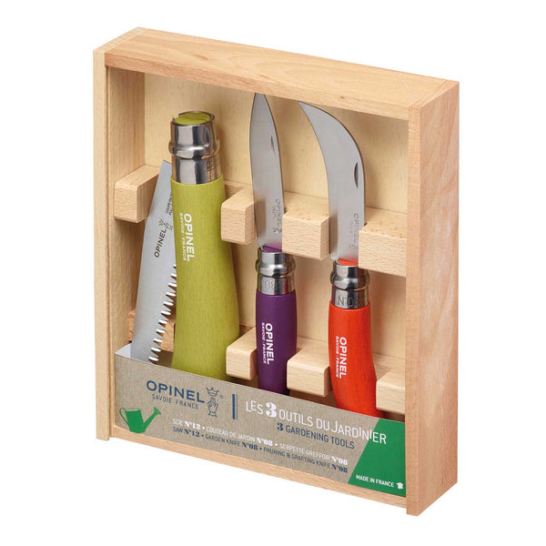 Opinel Coloured Gardener Knife Gift Box