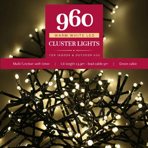 Warm white deals cluster lights 2000