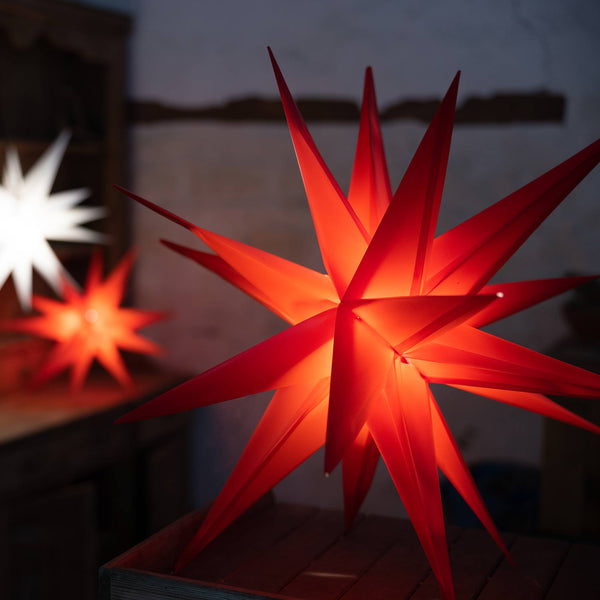 Red Christmas Star Light - Large