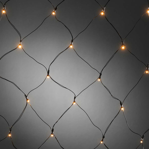 40 LEDs Amber Net Lights