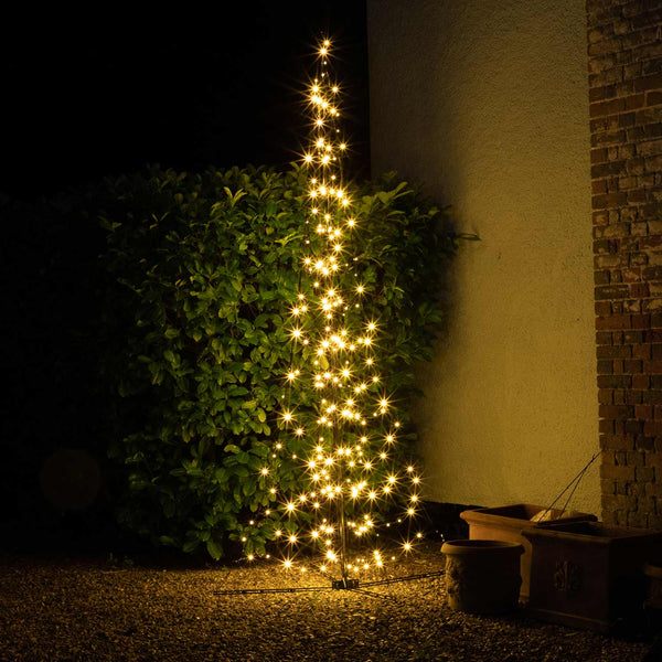 240 Warm White Starry Nights Floor Standing Tree Light - 3m