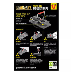 Victor Deadfast Easy Set Twin Mouse Trap