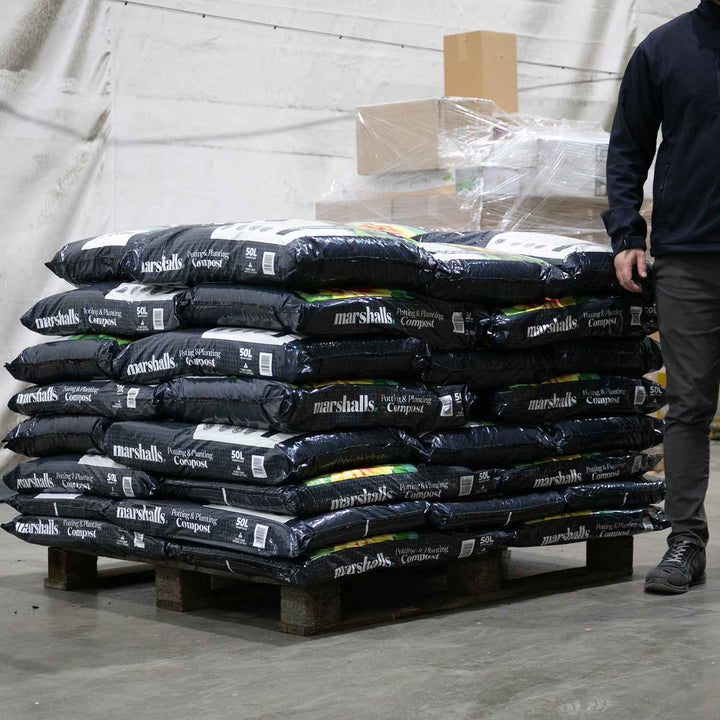 Marshalls Potting & Planting Compost 50L - Half Pallet x 40 | Buy ...