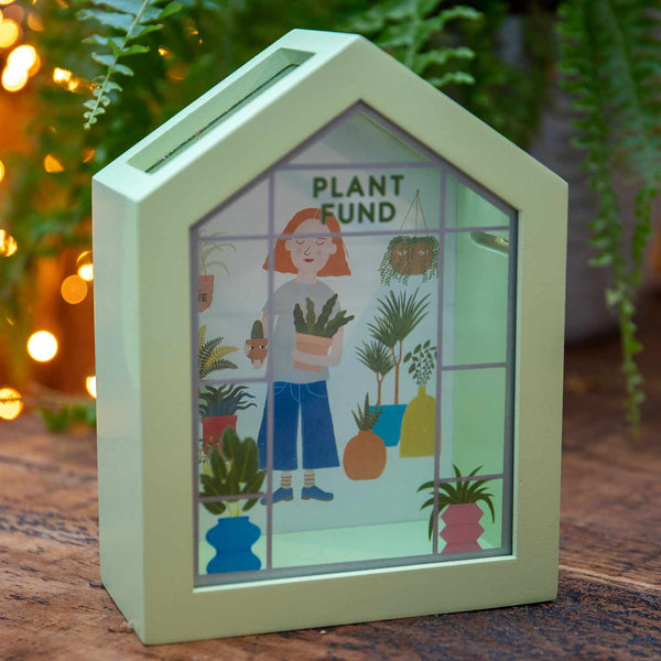 Greenhouse Plant Fund Money Box