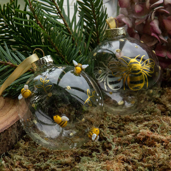 Bee Baubles - Set of 2