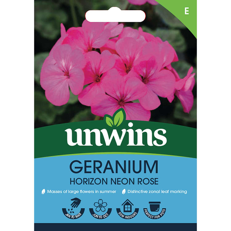 rose geranium seeds Geranium Seeds 'Horizon Neon Rose'