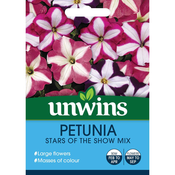 Petunia Seeds 'Stars of the Show Mix'