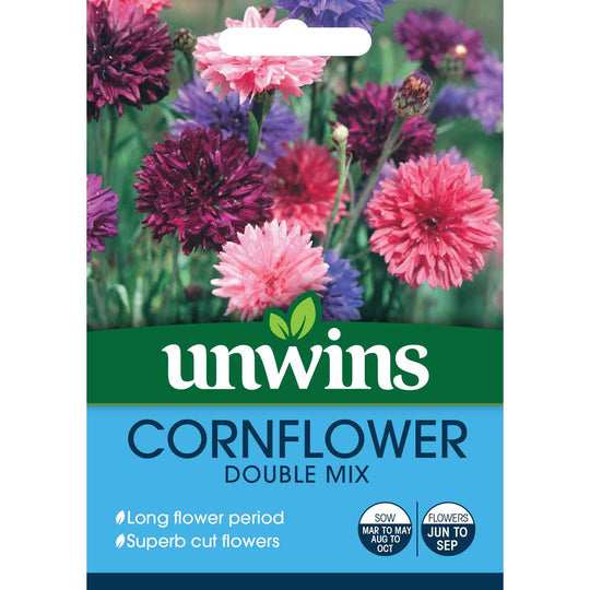 Cornflower Seeds 'Double Mix' | Buy Cornflower Seeds Online ...