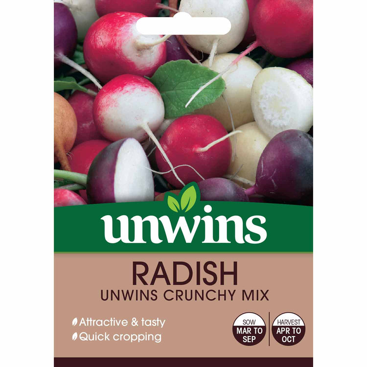 Radish Seeds 'Unwins Crunchy Mix'
