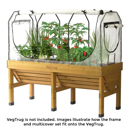 VegTrug Medium Greenhouse Frame  & PE Micro-Mesh Cover Set