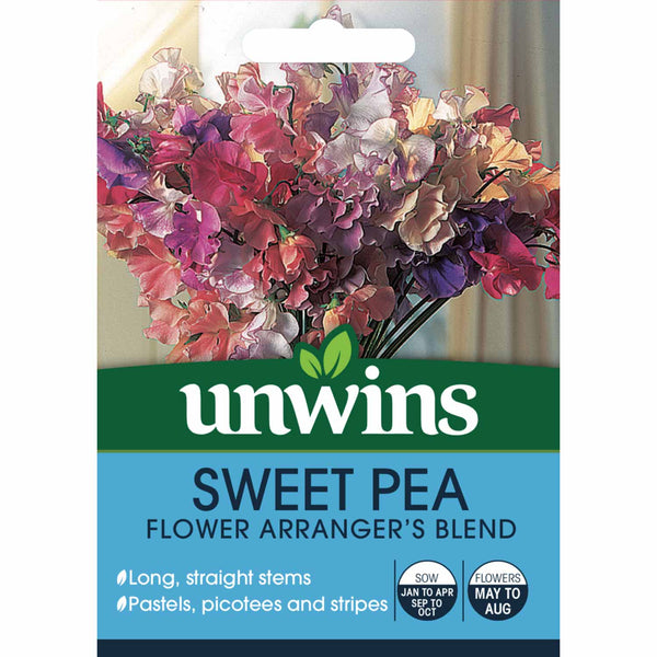 Sweet Pea Seeds 'Flower Arranger's Blend'