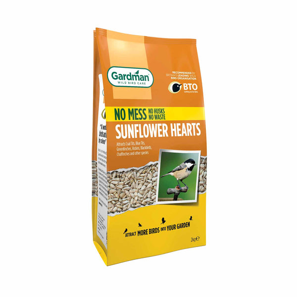 Gardman No Mess Sunflower Hearts 2kg