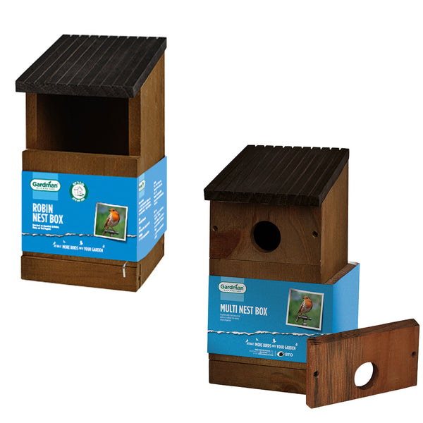 Gardman Multi Nest Box & Robin Nest Box Set