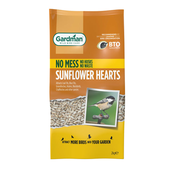 Gardman Sunflower Hearts 2kg  x 3