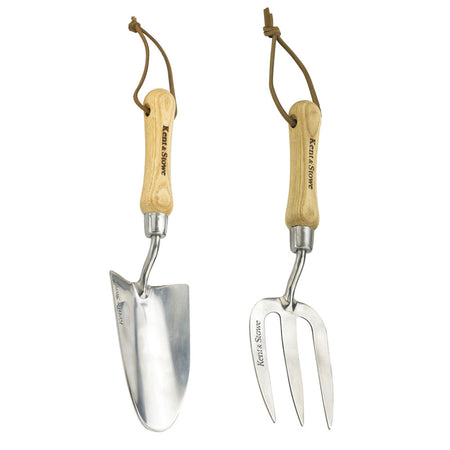 Kent & Stowe Stainless Steel Hand Trowel and Fork Set