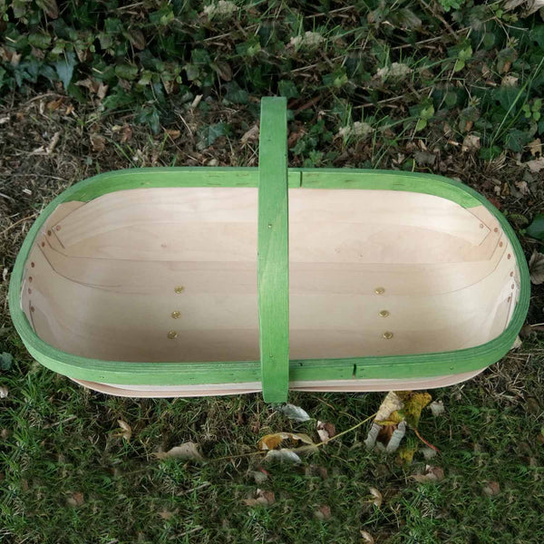 South Downs Coloured Garden Trug size 6 Leaf Green