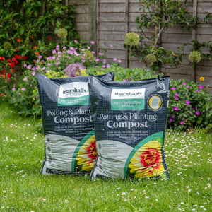 Marshalls Potting & Planting Compost 50L Duo with Feed