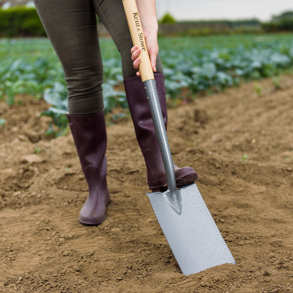& Carbon Steel Digging Spade