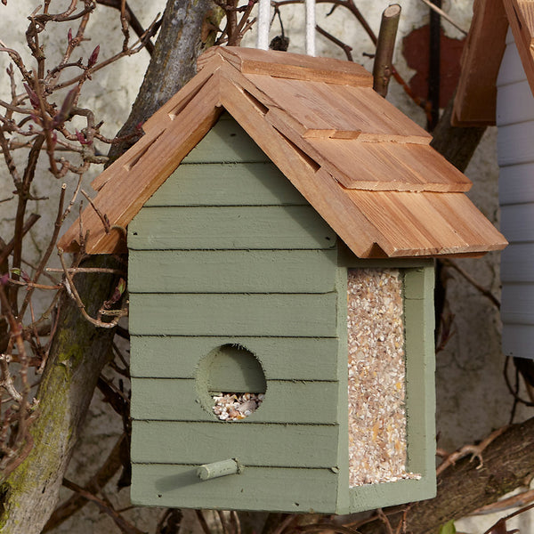 Gardman Beach Hut Seed Feeder - Green