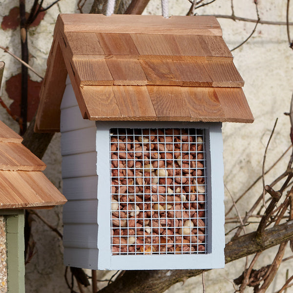 Gardman Beach Hut Peanut Feeder - Blue