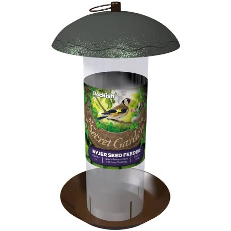 Peckish Secret Garden Nyjer Seed Feeder