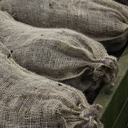 Jute leaf sacks sale