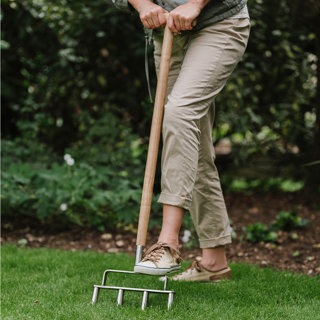 Kent and Stowe Lawn Aerator 4 Prong