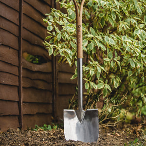 Kent & Stowe Stainless Steel Digging Spade, Traditionally-Styled Garden  Spade with Extended Shank and Large Tred, All Year Round Garden Tools Made